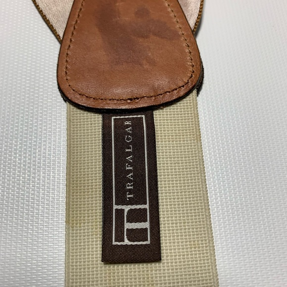 Trafalgar limited edition Hawaiian dancers print suspenders silk leather… - Picture 4 of 12